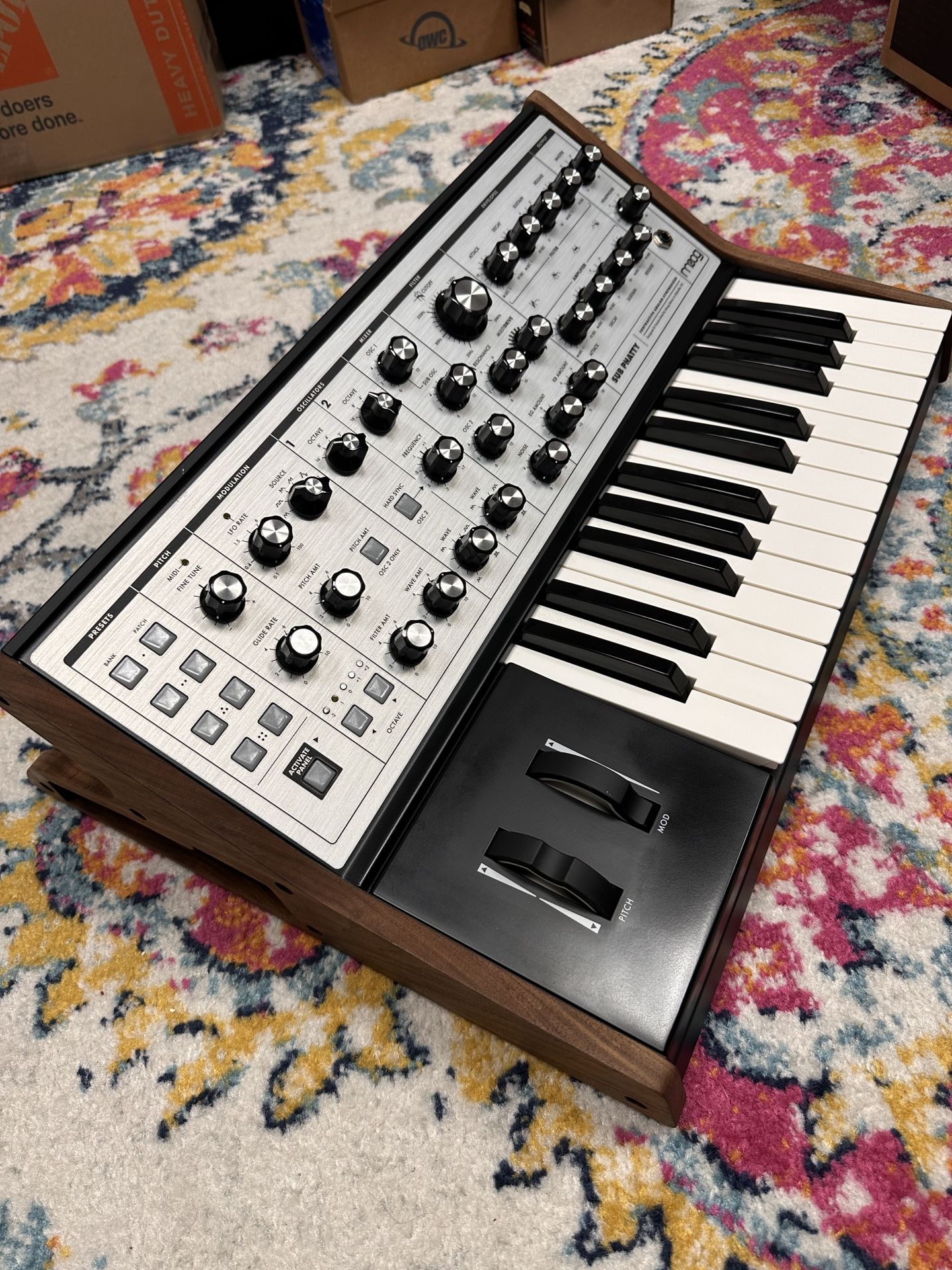 Moog Sub Phatty Custom with gig bag