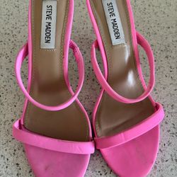 Hot Pink Shoes $7