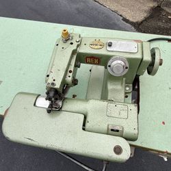 Vintage Rex Blind Stitch Industrial Sewing Machine 