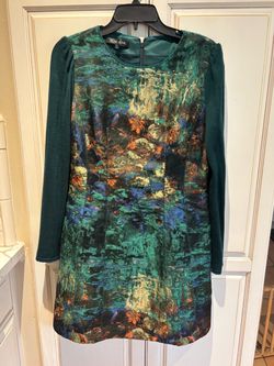 BUOUBUOU green dress size XL fits more like a Size L