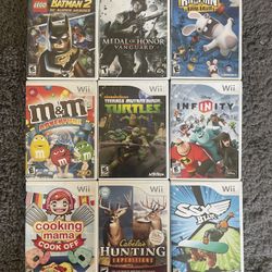 Nintendo Wii Game Lot 