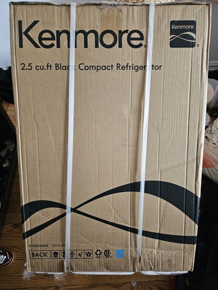 Black Mini Fridge New