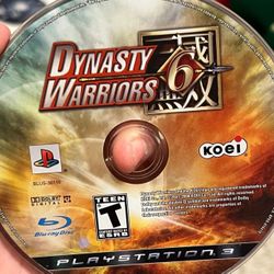 Dynasty Warrior 6 For PlayStation 3