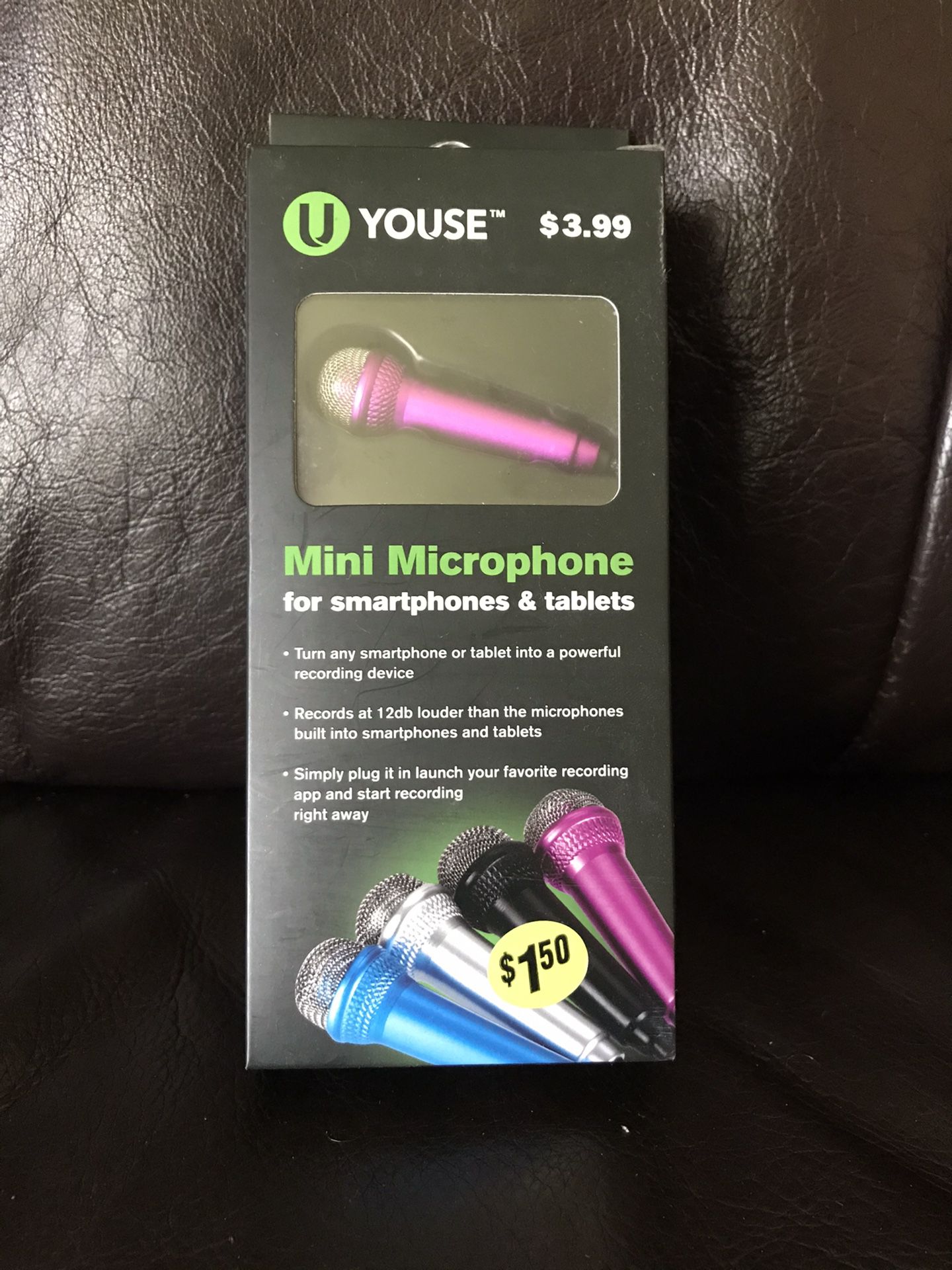 Mini microphone for smart phones and tablets