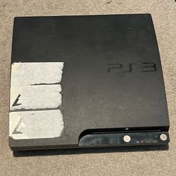Sony PlayStation 3 Slim PS3 120GB Console CECH-2001A Bad Disc Drive FOR PARTS