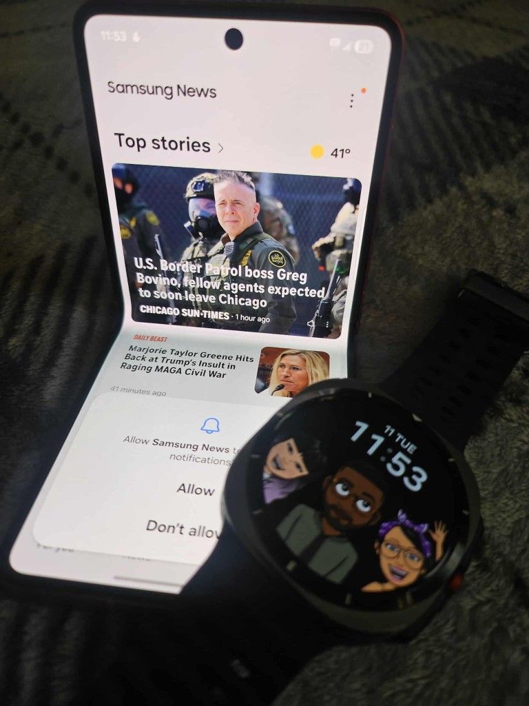 Samsung Flip 7 Unlocked And Samsung Watch Ultra 47mm Lte