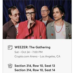 Weezer: The Gathering t2 tickets
