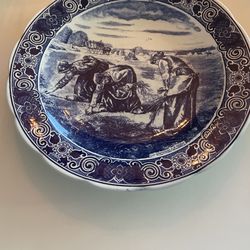 Beautiful  Large Plate Made In Holland 