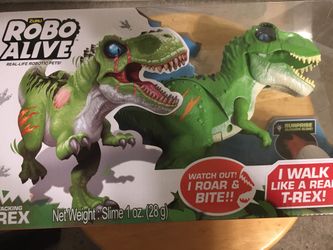 Robo Alive T-Rex Includes Sound/ Slime Brand New 