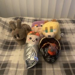 Minecraft Plushies With Other Plushies 