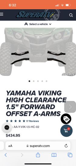 Yamaha High Clearance A-Arms Front and Rear