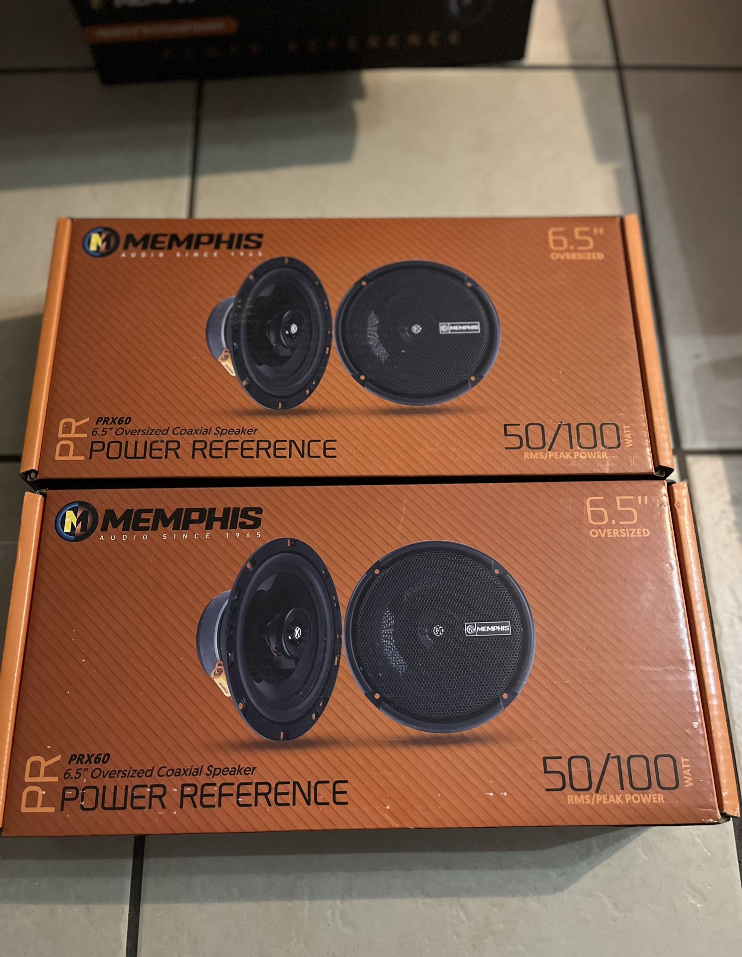 MEMPHIS POWER REFERENCE 6.5” COAXIAL SPEAKERS