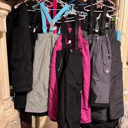 Overoles Para La Nieve De Niños, Todo El Overol Para Niño $20, Cada Pieza