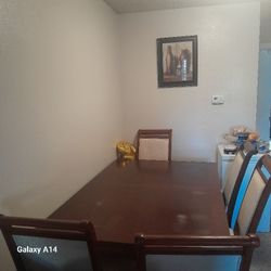 Dinning Table and 6 Chairs $220