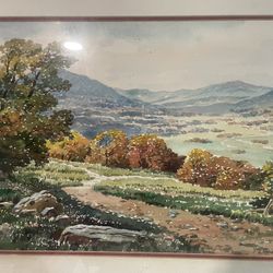 Original Watercolor Landscape 