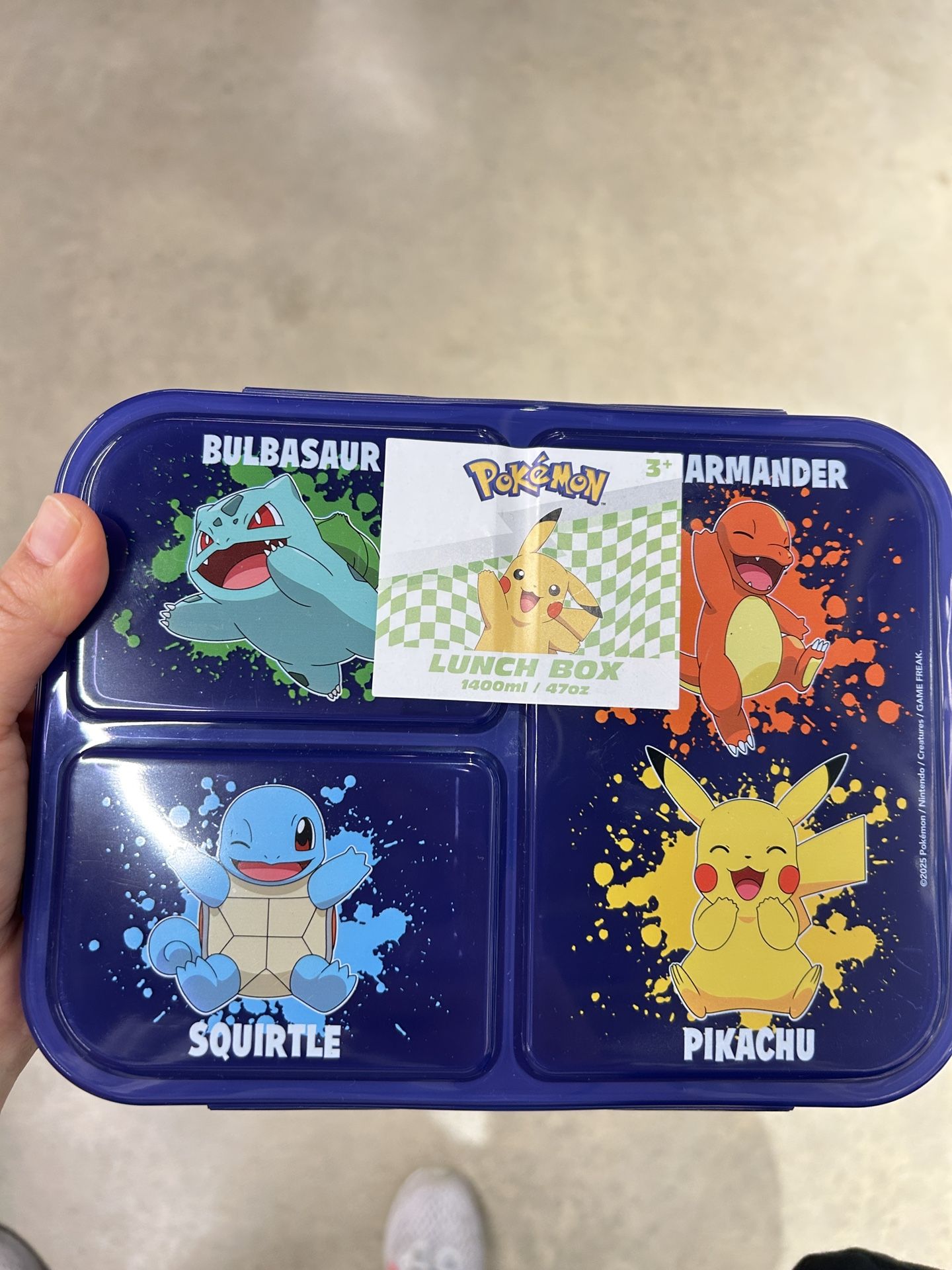 NWT Licensed Pokemon Lunch Box