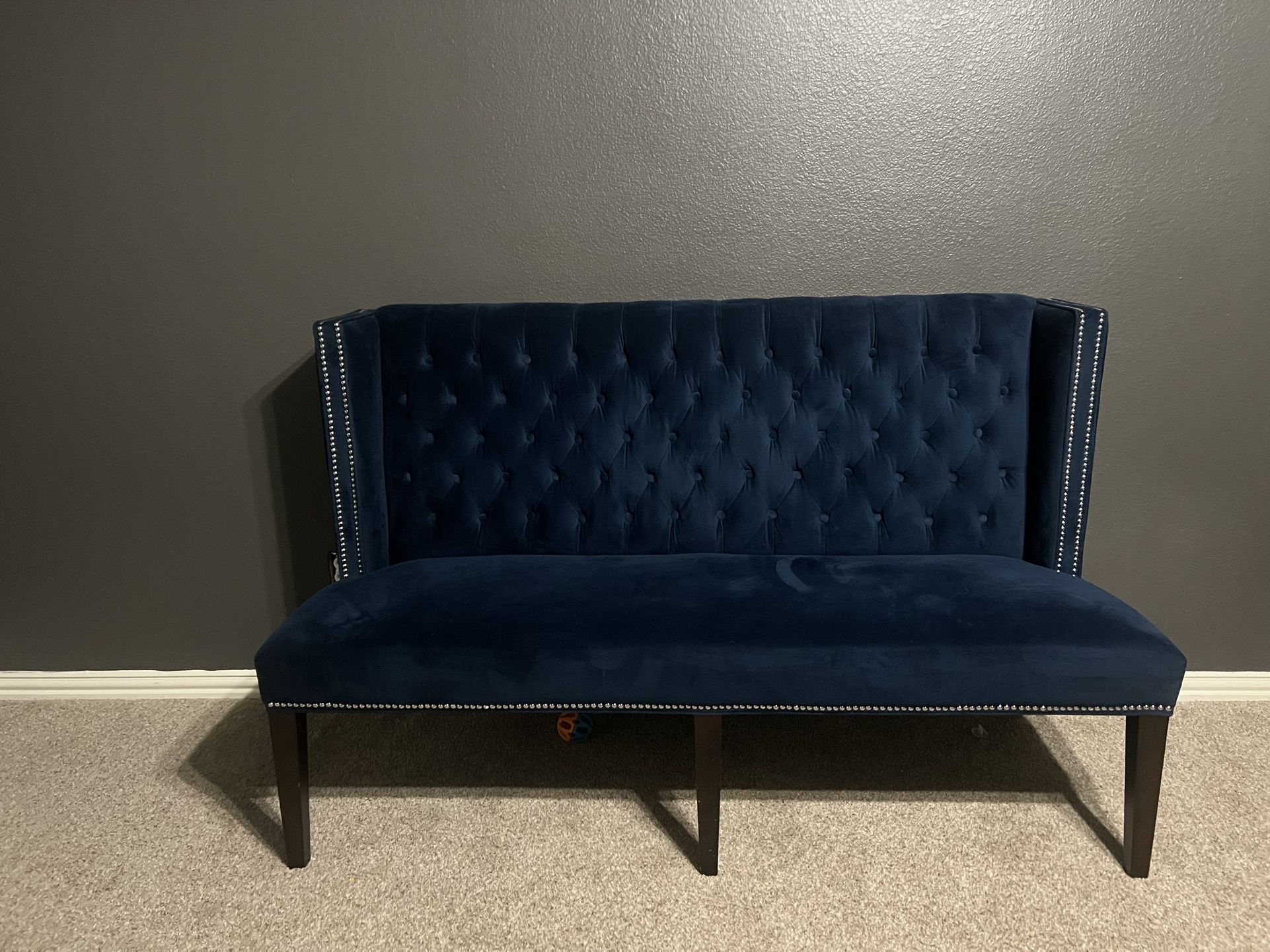 Blue lounge Bench