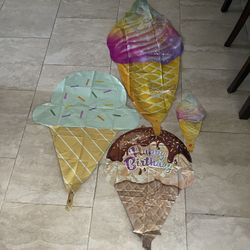 Ice Cream Balloons 