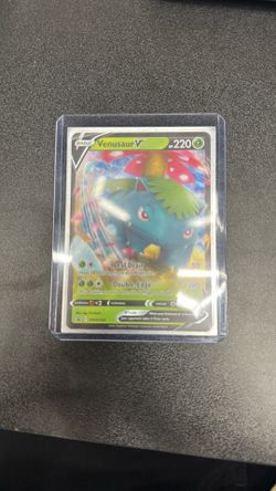 Venusaur V Pokemon Card 
