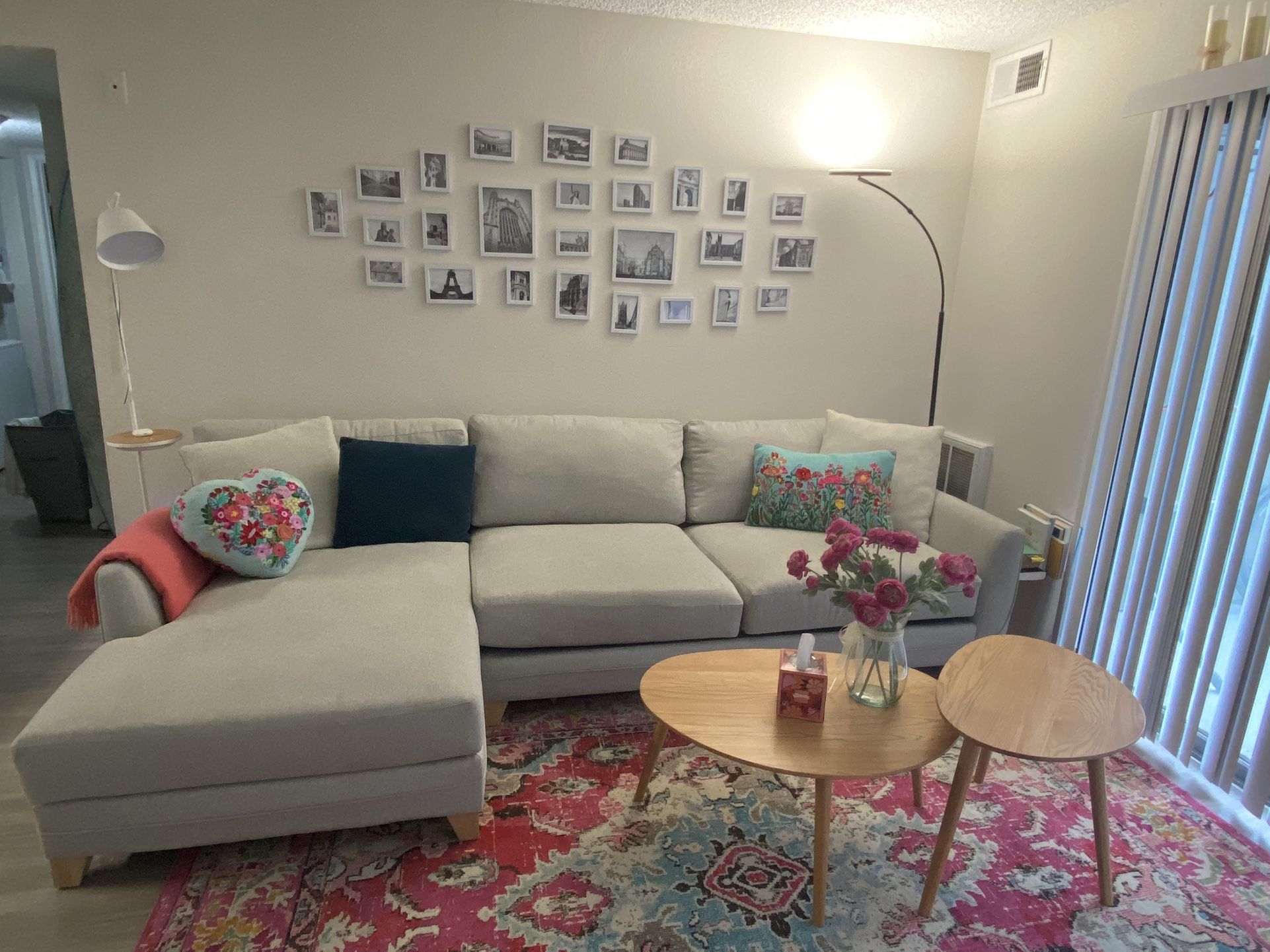 Japandi Sofa With Chaise