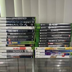 XBOX360/XBOXONE VIDEOGAME BUNDLE!