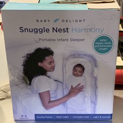 Baby Delight Snuggle Nest Harmony Portable Infant Sleeper 