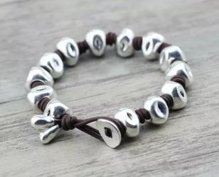 Uno De 50 Style Bracelet [Coffee Beans]
