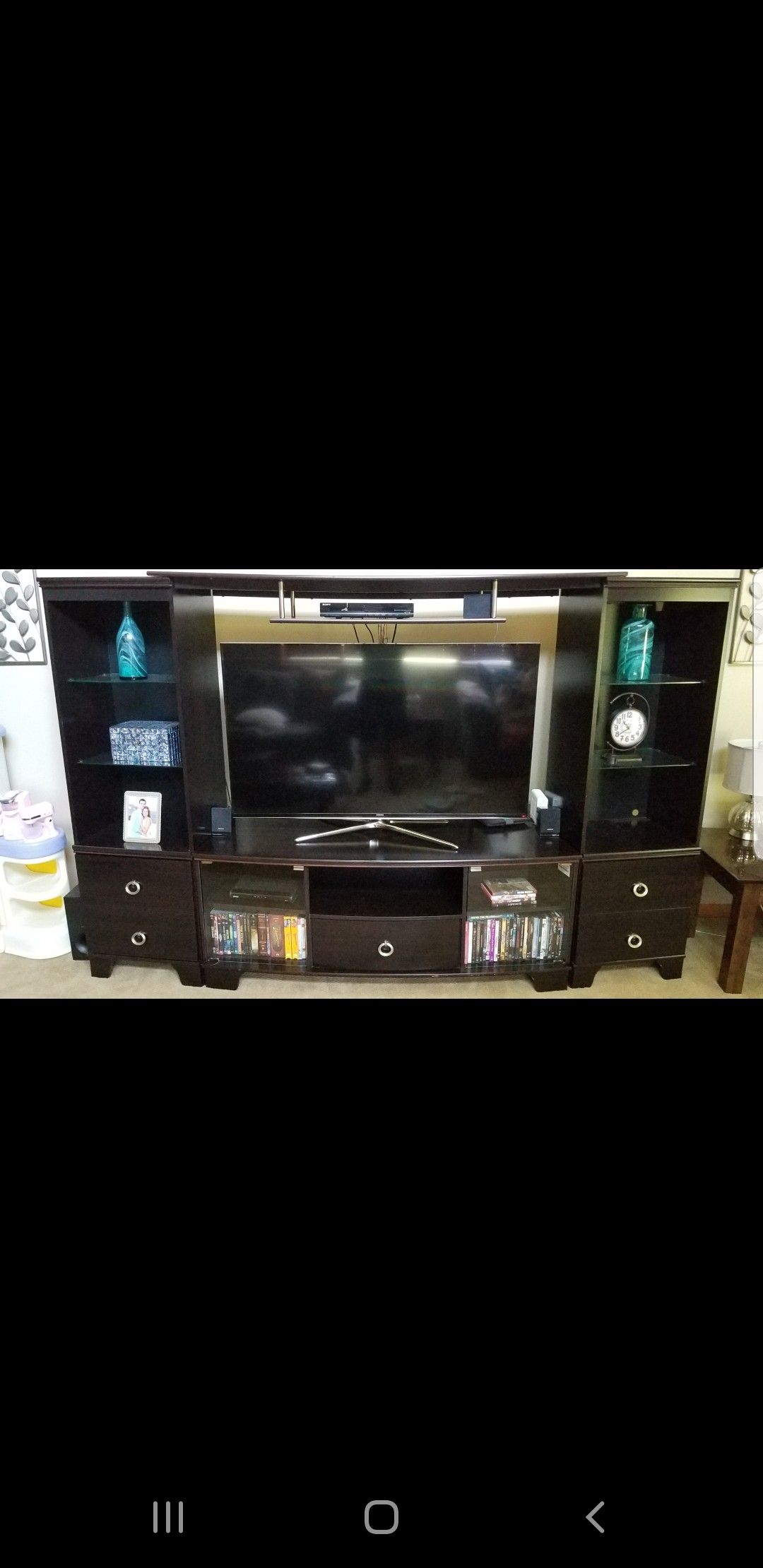Entertainment center (FITS 65 INCH TV)