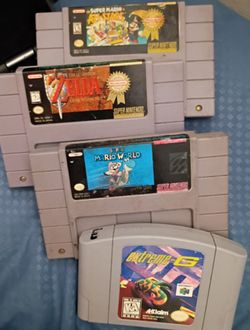 Super Nintendo games /Nintendo 64