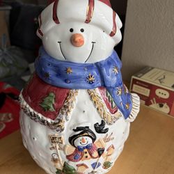 Christmas Ceramic cookie jars