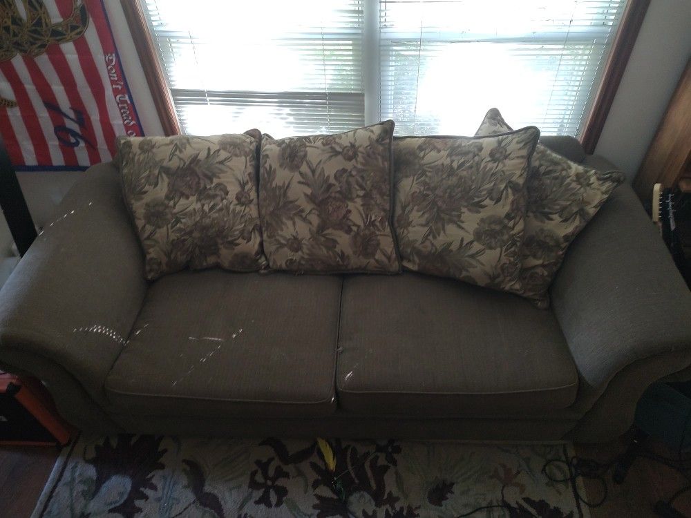 Couch With Chair And Ottoman