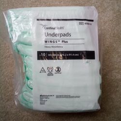 Cardinal Wings Disposable Under Pads, Heavy Absorbency