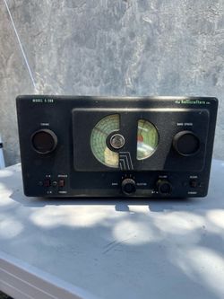 the hallicrafters S-38b short wave radio