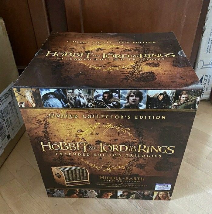 Lord of the Rings Middle-Earth: 6-Film Limited Collector's Edition Blu-ray & DVD