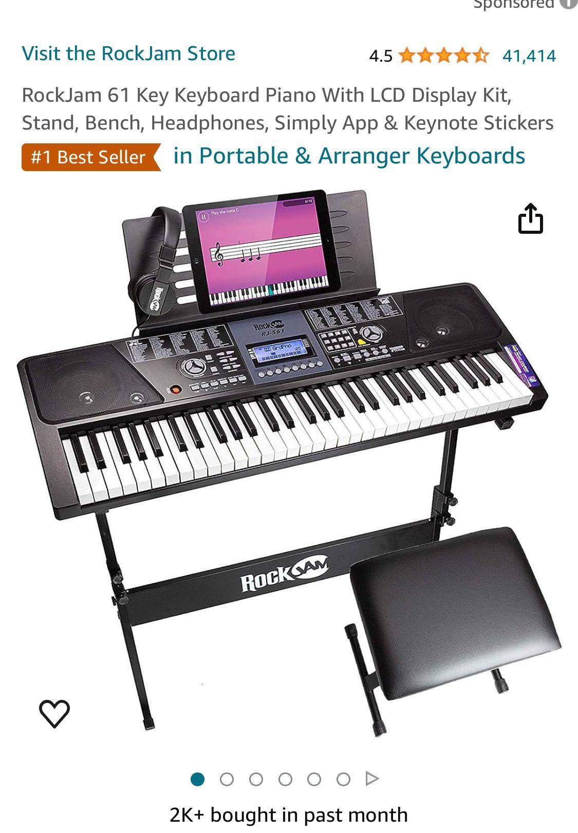 Brand New In Box Electronic Keyboard