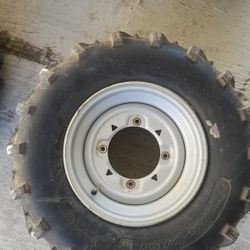 set polaris sportsman 400 570 700 100 rims and tires 25x8-12