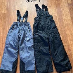 Kids Snow Bibs Size 7