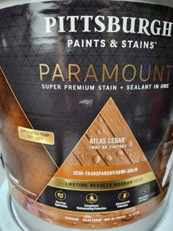 Pittsburgh Paints & Stains Paramount Atlas Cedar Tint Base Semi-Transparent/Semi-Solid 5 gal