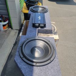 UNAS BOCINAS Y AMPLIFIER 