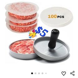 Burger press, aluminum non stick