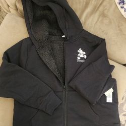 Disneyland Sherpa Hoodie, New, L