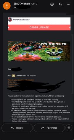EDC Ticket for 3 days