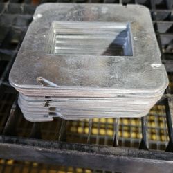 4s Square DEVICE RING 1 GANG FLAT Electrical Material