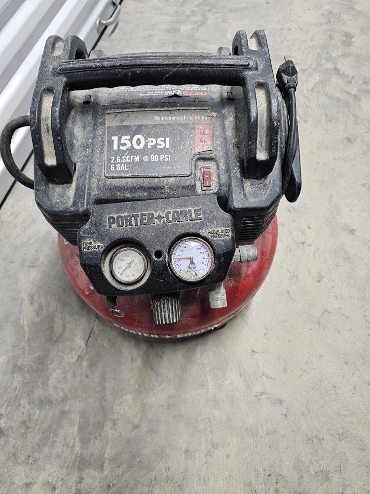 Porter Cable 6 Gal Compressor