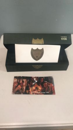 Empty box Don  perignon vintage 1998