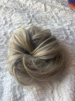 Dirty Ash Blonde Messy Bun