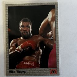 Mike Weaver Boxing Card Mint