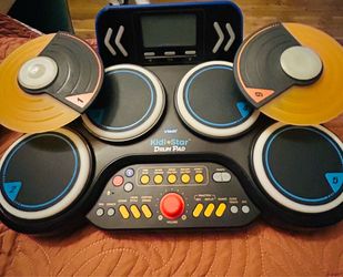 VTech Kids Star Drum Pad and a Mighty Fleet Titans Jumbo Fire Truck