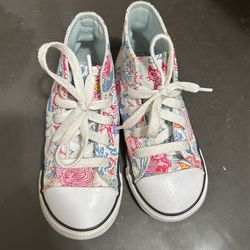 Little Girls Mermaid Converse