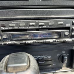 Nakamichi MB-75 6 Disc Single Din Retro Car stereo